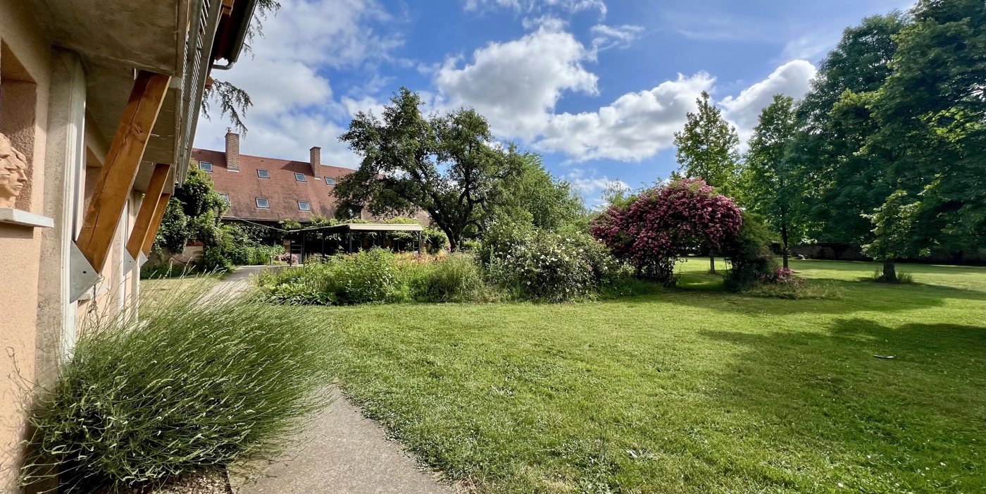 Le parc du Centre Michaël